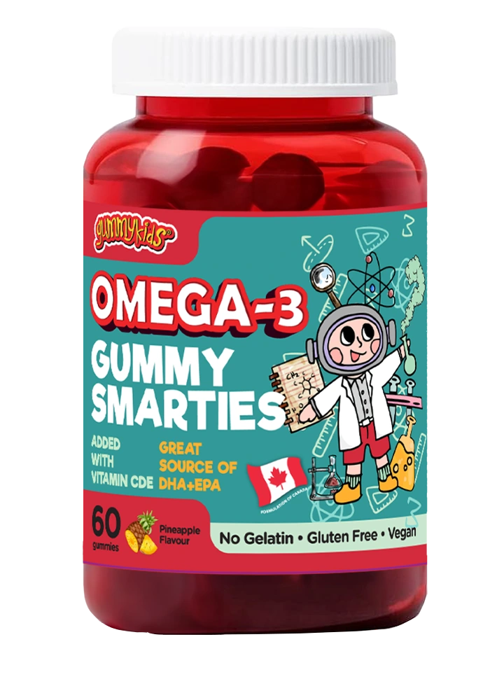 Omega-3 Gummy Smarties bottle